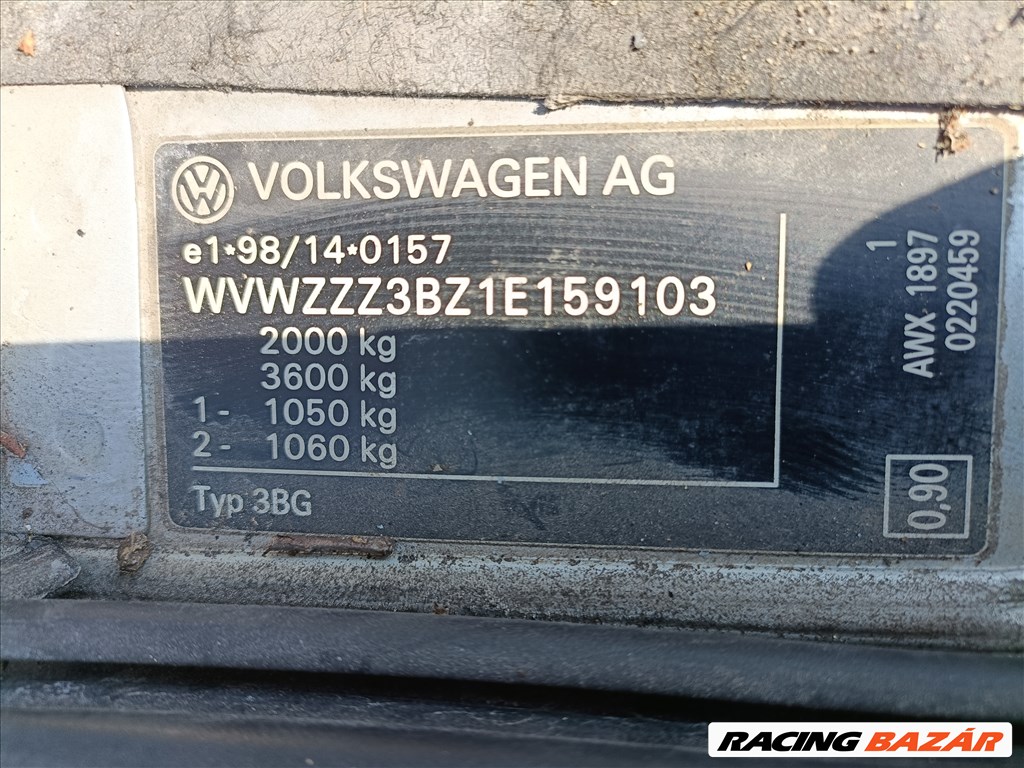 Volkswagen Passat B5 (B5.5) bontott alkatrészei 11. kép