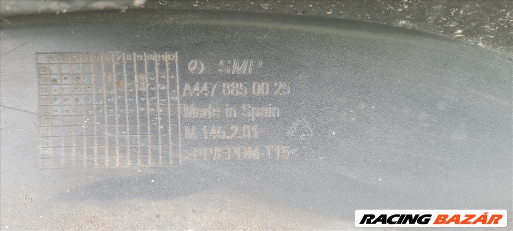 Mercedes Vito W447 6 radaros első lökhárító a4478850025 4. kép