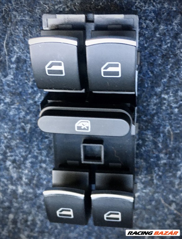 Eladó Audi és Vw Volkswagen fém peremes ablakemelő fényszóró gomb garnitúra 30000ft Bp/posta 3. kép