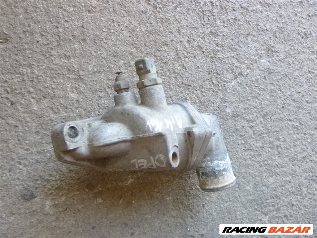 Opel Astra F 1,6 X16Xel Víz termosztátház,GM 90 412 717 6. kép