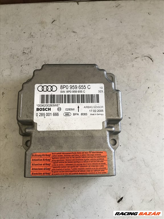 Audi A3 (8P) légzsákvezérlő  8p0959655c 1. kép