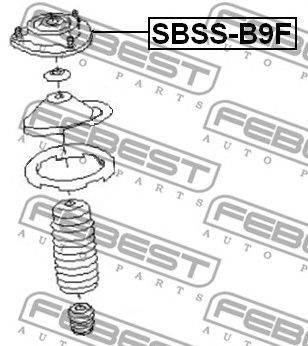 FEBEST SBSS-B9F - lengéscsillapító rögzités SUBARU