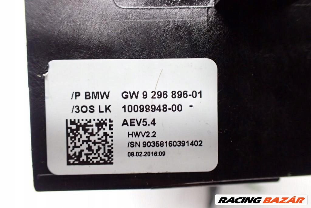 BMW 3-as sorozat, F30, F31, F20, stb automata váltókar 9296896 3. kép