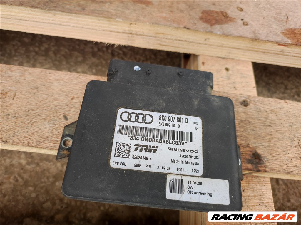 Audi A4 (B8 - 8K) kézifék vezérlő elektronika 8k0907801d 2. kép