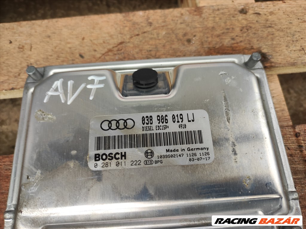 Audi A4 B6 , 1.9 PD TDI , AVF , motorvezérlő elektronika  038906019lj 2. kép
