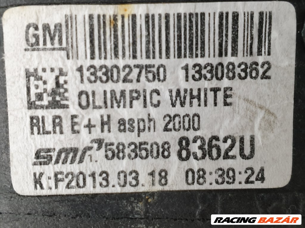 505868 Opel Astra J, 2013, Jobb Visszapillantó Tükör, 5 Vezetékes E1021094 11. kép