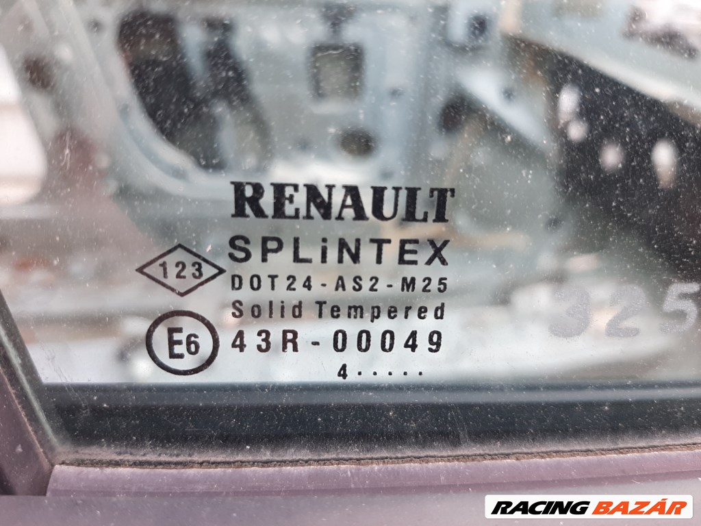 Renault Scenic jobb elsõ ajtó üveg fix 2. kép