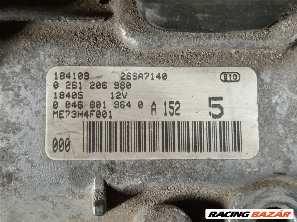 Fiat Punto II 1.2 16V motorvezérlő elektronika  0261206980 2. kép