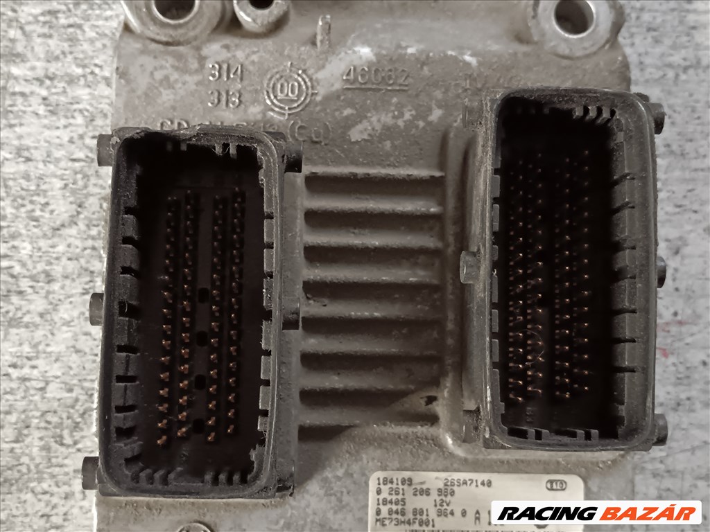 Fiat Punto II 1.2 16V motorvezérlő elektronika  0261206980 3. kép