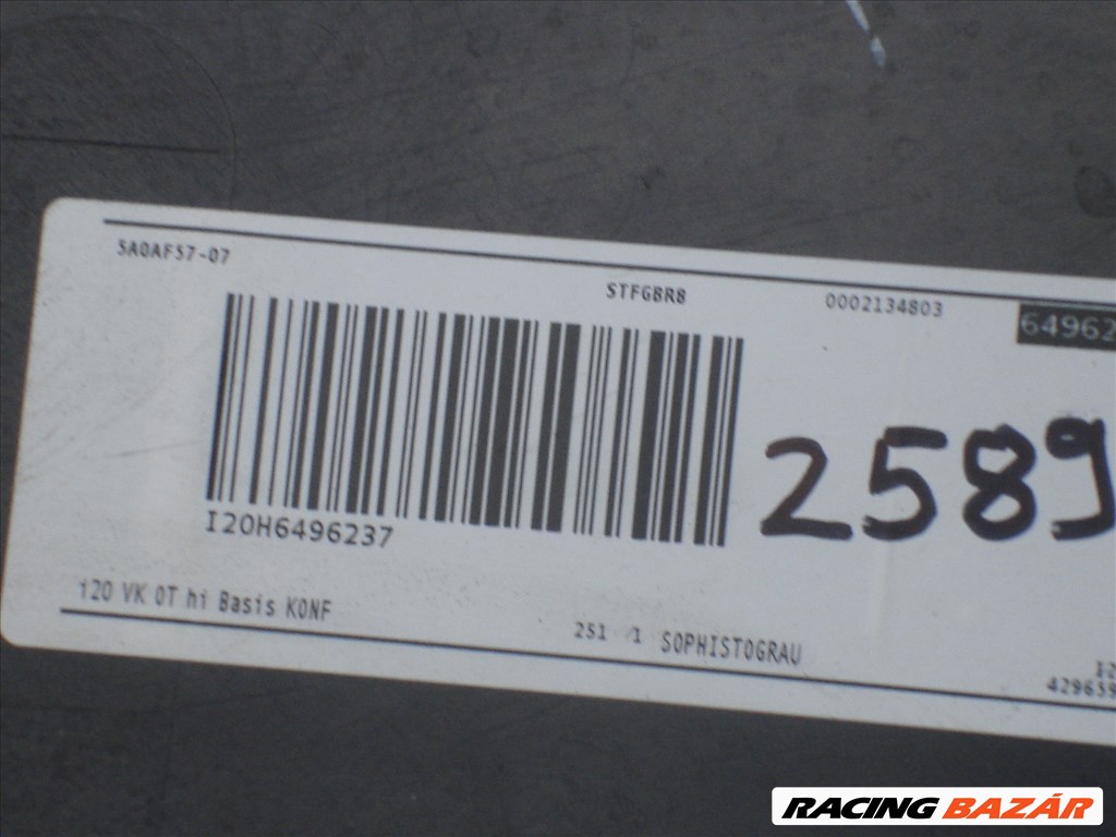 BMW IX20/40 hátsó lökhárító Felső rész 8737051 2022-től 5. kép