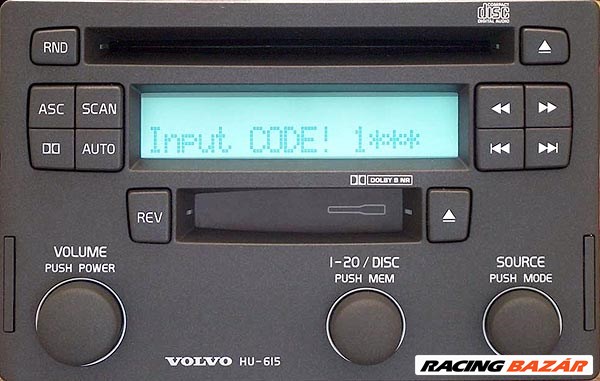 Autórádió kód,kikódolás 1. kép