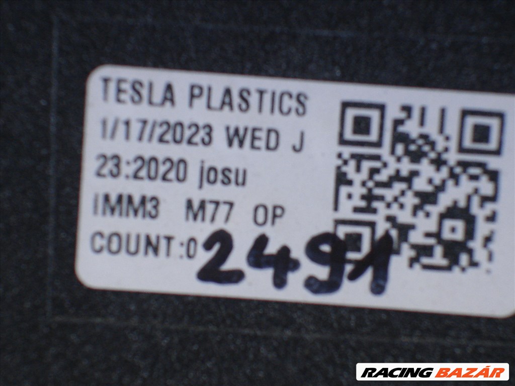 Tesla Model S Plaid hátsó lökhárító 1565571-00 2021-től nem javított 5. kép