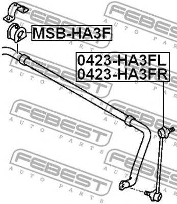 FEBEST MSB-HA3F - Stabilizátor szilent CITROËN MITSUBISHI PEUGEOT