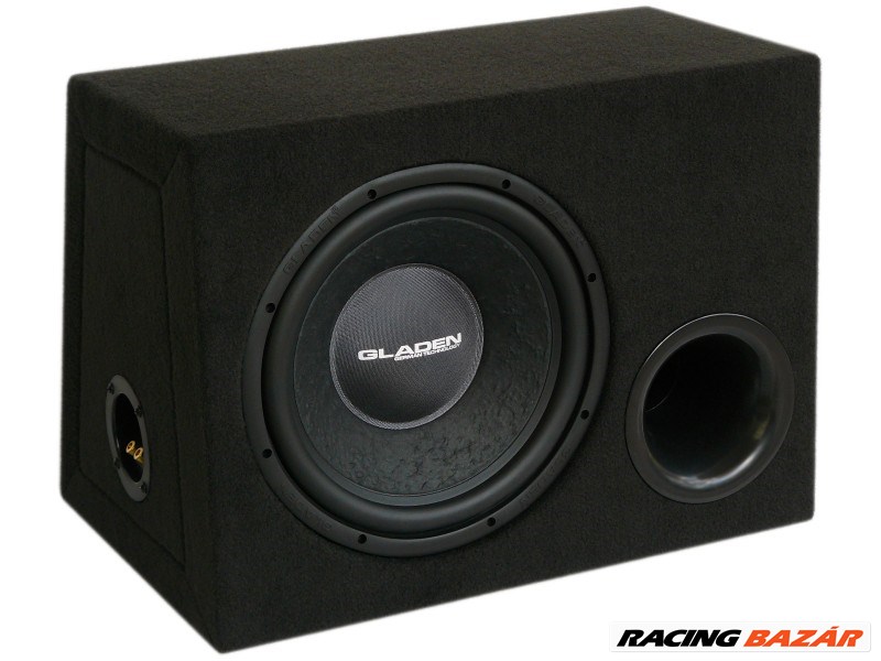 Gladen Audio RS 12 BR autóhifi subwoofer reflex ládában 1. kép