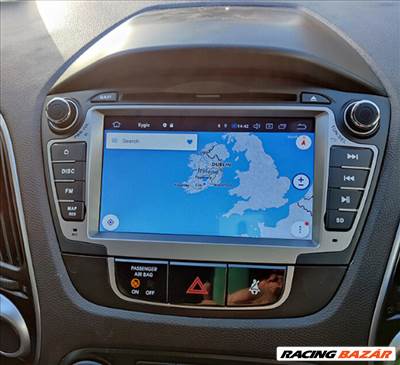 Hyundai IX35 CarPlay Android 12 Multimédia GPS Fejegység Tolatókamerával
