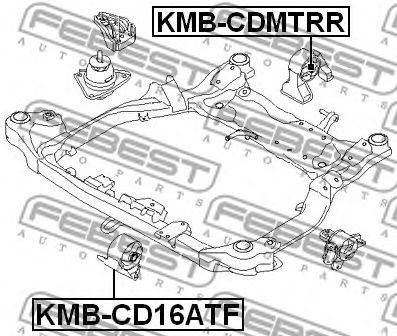 FEBEST KMB-CD16ATF - motortartó bak HYUNDAI HYUNDAI (BEIJING) KIA