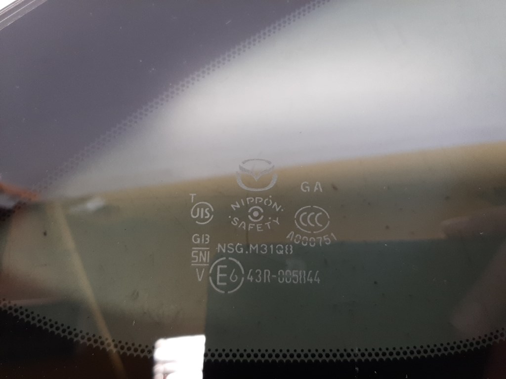 Mazda CX-3 jobb hátsó oldalfal üveg (karosszéria oldal üveg) 2. kép