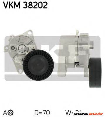 SKF VKM 38202 - hosszbordásszíj feszítőgörgő BMW