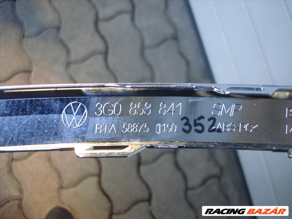 VW Passat B8 hátsó lökhárító bal Króm 3G0853841 Új 2015-től  5. kép