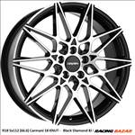 R18 5x112 (66.6) Carmani 18 KNUT -   Black Diamond 8J ET45 18" új alufelni szett