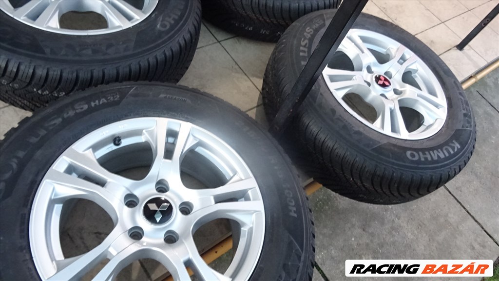 Mitsubishi Asx Outlander Eclipse új télikerék szett alufelni + új 4 évszakos gumi 215/70r16  17. kép