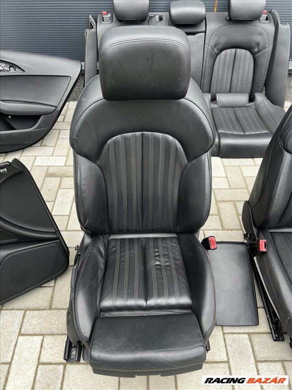 Audi A6 4G ülés szett bőr s-line nem fűthető 6. kép