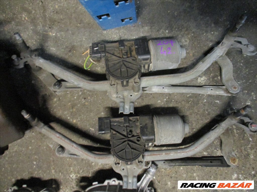 Peugeot 207 első ablaktörlő motor szerkezettel 3397020769 2. kép