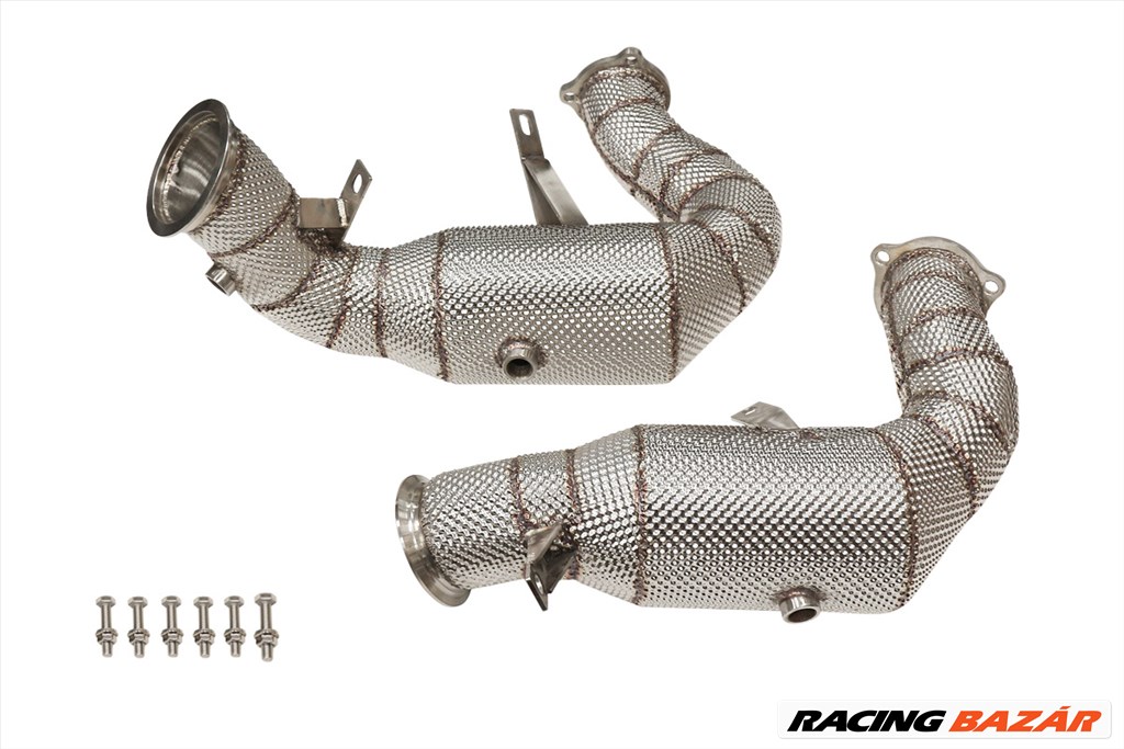Downpipe Porsche Macan S Turbo 14+ Heat Shield 1. kép