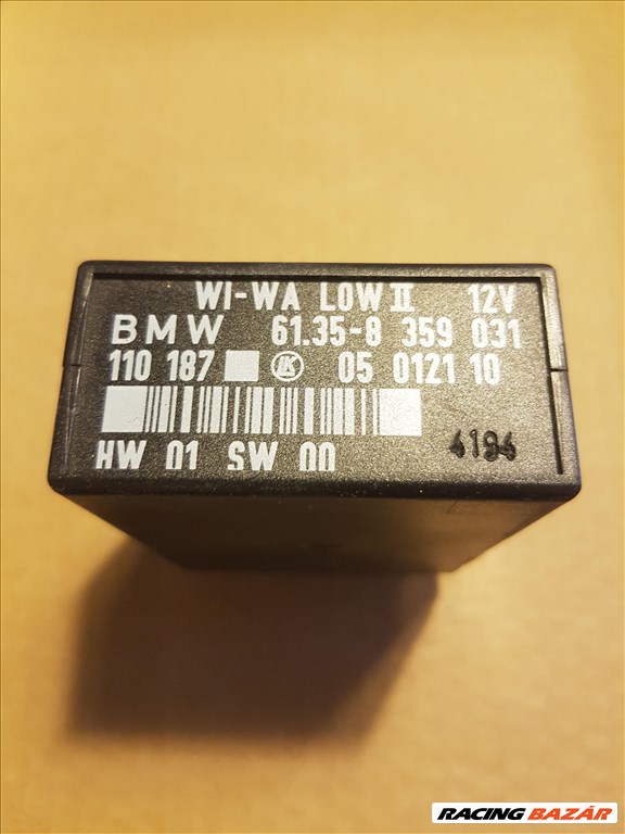 BMW 3-as, E36, 5-ös, E34, Z3 ablaktörlő vezérlőegység, ablakmosó vezérlő. LOW II 61358359031 61358366381 1. kép