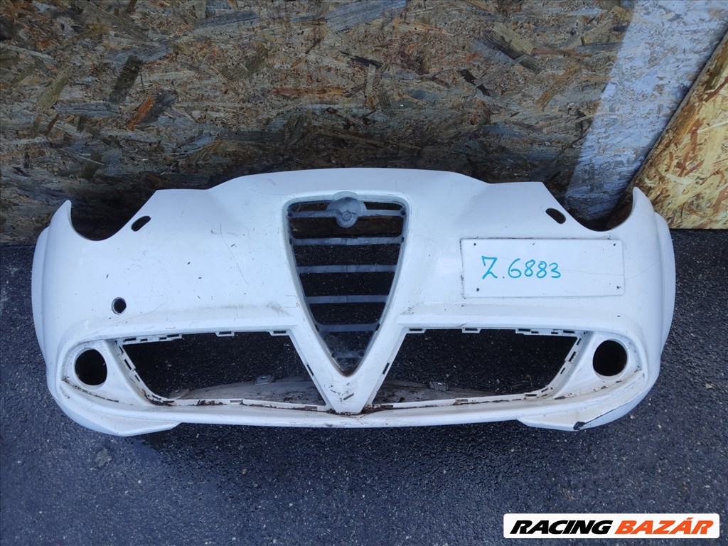 172957 Alfa Romeo MiTo 2008-2013 fehér színű első lökhárító fényszóró mosós helyes 156084392 1. kép