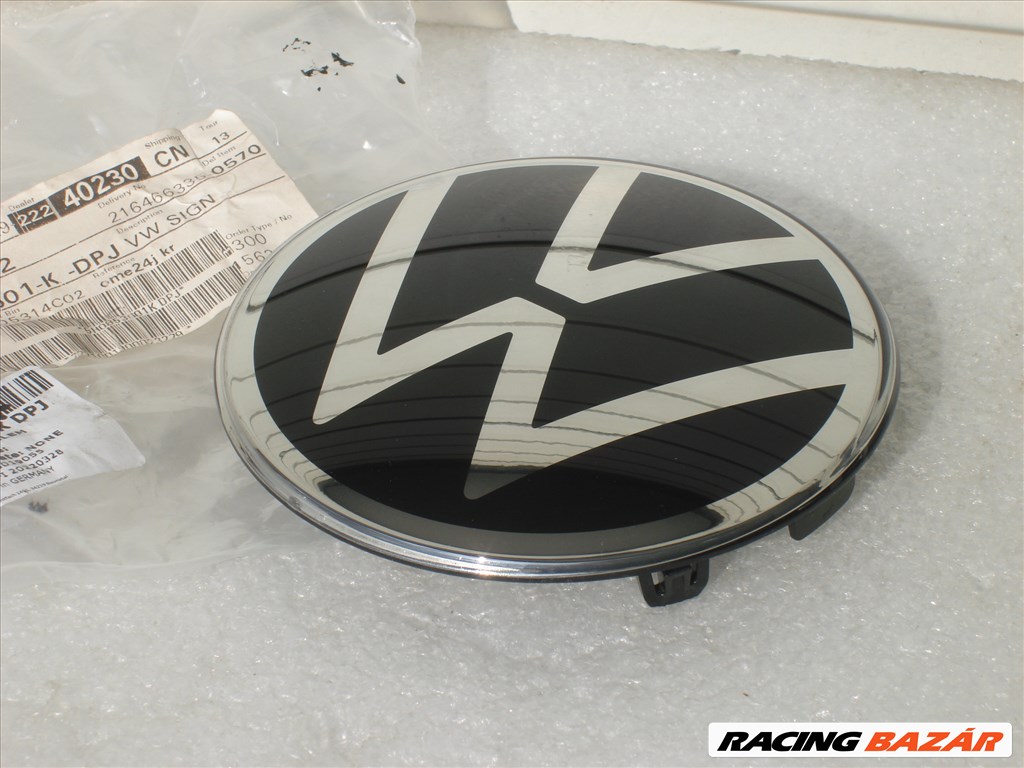 VW Arteon Golf 8 Új Díszrács Embléma 5H0853601K 2020-tól Távolságtartós 2. kép