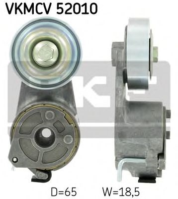 SKF VKMCV 52010 - hosszbordásszíj feszítőgörgő IVECO 1. kép