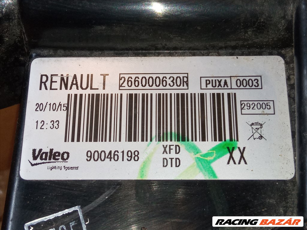Renault Talisman Jobb menetfény 266000630R 2. kép