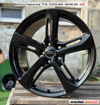 R19 5x112 Original Audi  TT RS - 9J ET52 OEM - 8S0 601 025