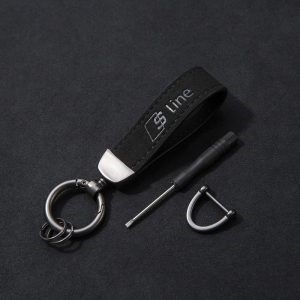 Audi -hoz S-line velúr bőr kulcstartó 1. kép