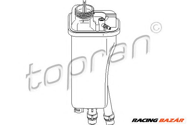 TOPRAN 501 540 - hűtőfolyadék kiegyenlítőtartály BMW 1. kép