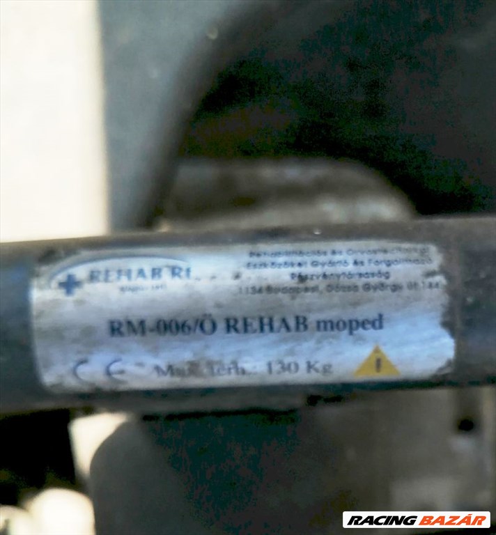 Robbanómotoros háromkerekű rehab moped RM-006/Ö. Felújításra szorul 4. kép