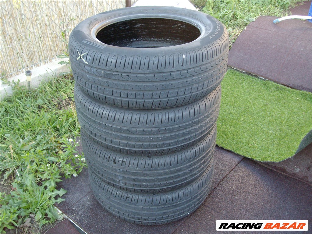  215/55R17" Pirelli Cinturato nyári gumi garnitúra eladó 1. kép