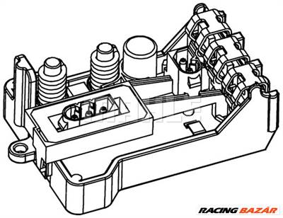 MAHLE ABR 30 000P - Szabályozó, belsőtér ventilátor BMW