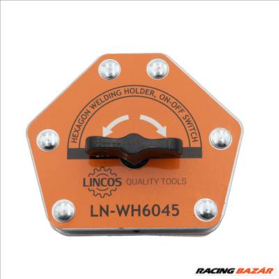 Lincos Hatszögletű hegesztő tartó ki-be kapcsolóval, 20kg - LN-WH6045