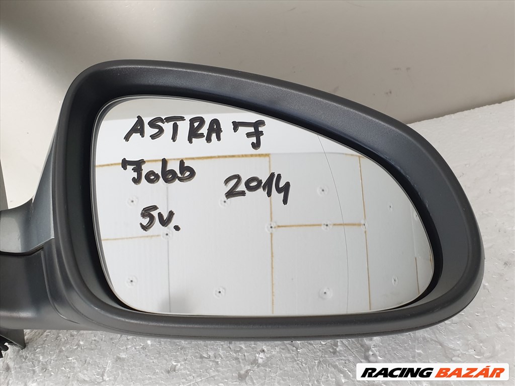 505994  Opel Astra J, 2014, Jobb Visszapillantó Tükör, 5 Vezetékes E1021094 6. kép