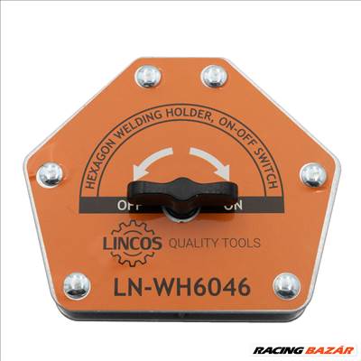 Lincos Hatszögletű hegesztő tartó ki-be kapcsolóval, 40kg - LN-WH6046
