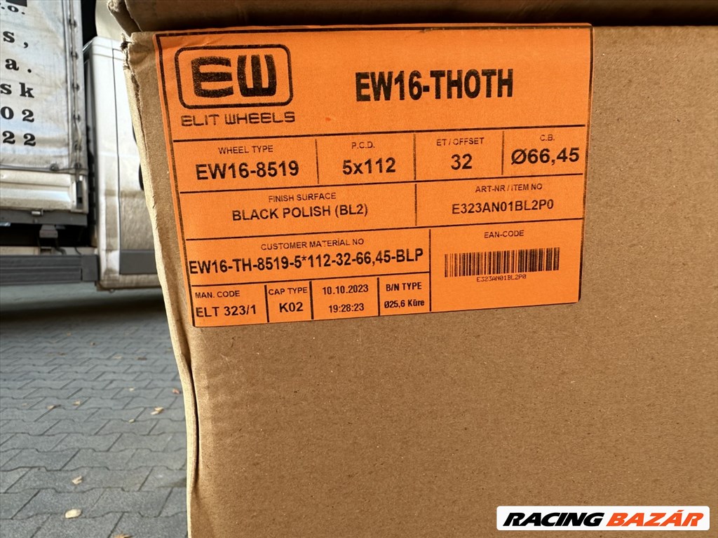 R19 5x112 (66.45) Elite Wheels EW16  Black Diamond  8.5J ET32  új 19" alufelni szett 6. kép