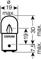 OSRAM 5626 - izzó, belső világítás 1. kép