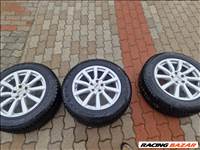  5x114.3 lyukosztású 18" újszerű Aez alufelni, rajta 235/60 használt Goodyear téli gumi gumi 