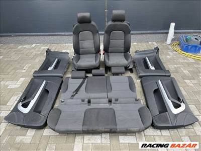 Audi A3 8P Fekete szövet ülés szett (Coupe)
