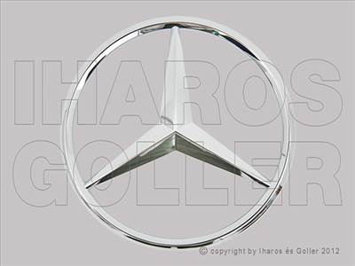Mercedes B 2008-2011 W245 - Embléma hűtőrácsra (csillag, 186mm) (OE)
