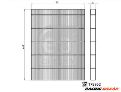 FEBI BILSTEIN 178952 - pollenszűrő VOLVO