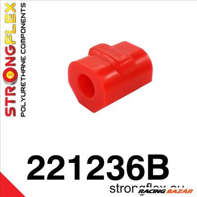 Első stabilizátor szilent 18-24 mm piros  Audi 50 74-78, Volkswagen Derby, Volkswagen Polo I, II 75-94