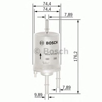 BOSCH F 026 403 003 - Üzemanyagszűrő AUDI 1. kép